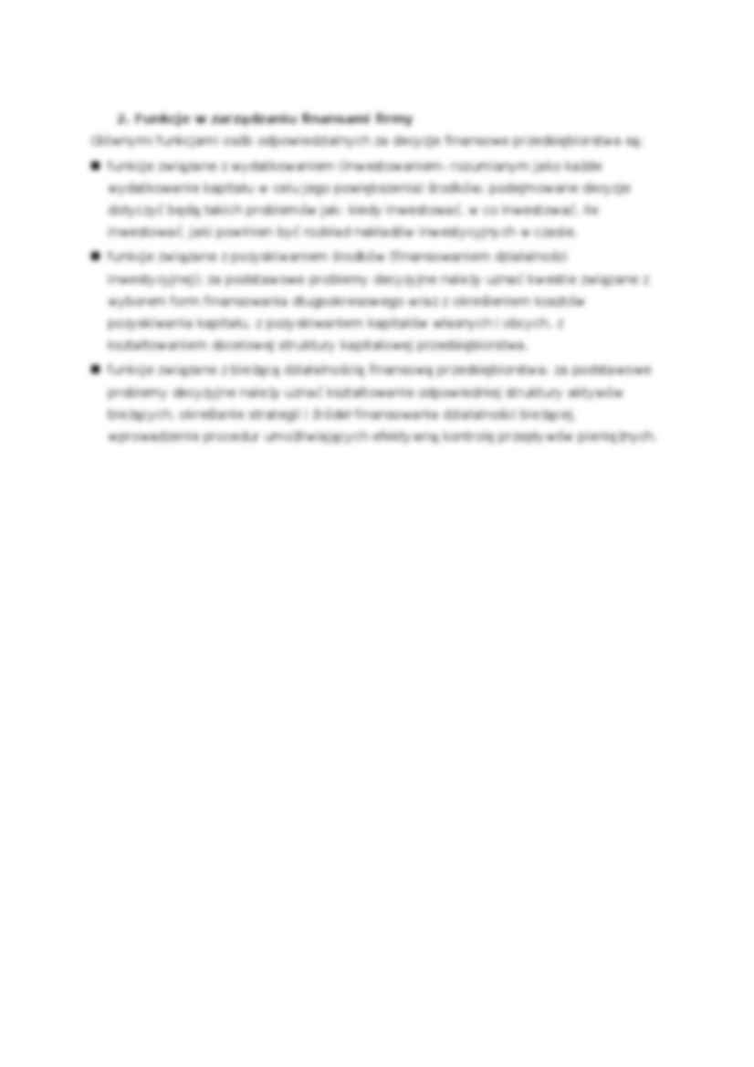 Finanse przedsiębiorstwa a zarządzanie finansami firmy - strona 2