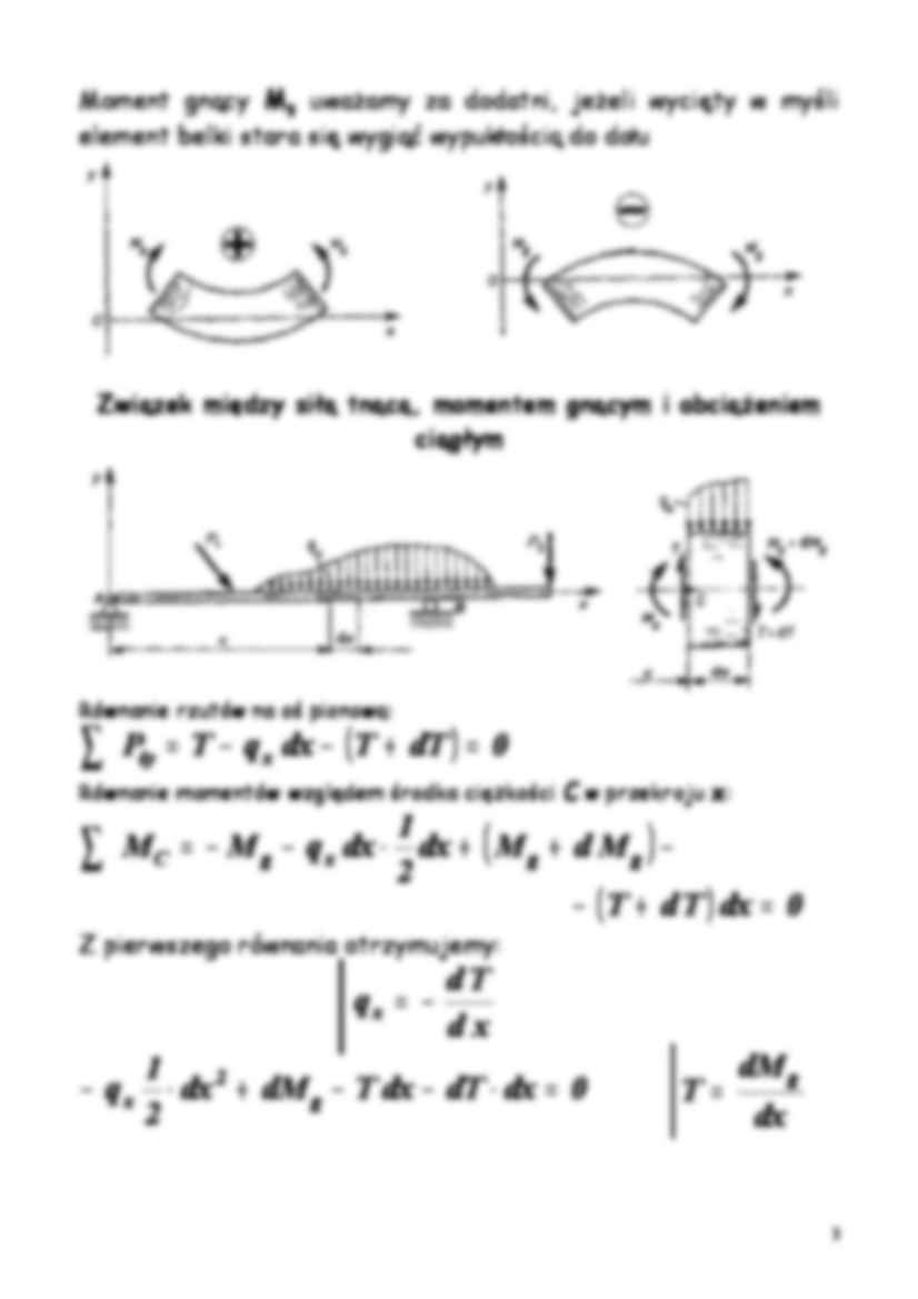 Mechanika i wytrzymałość materiałów - zginanie - strona 3