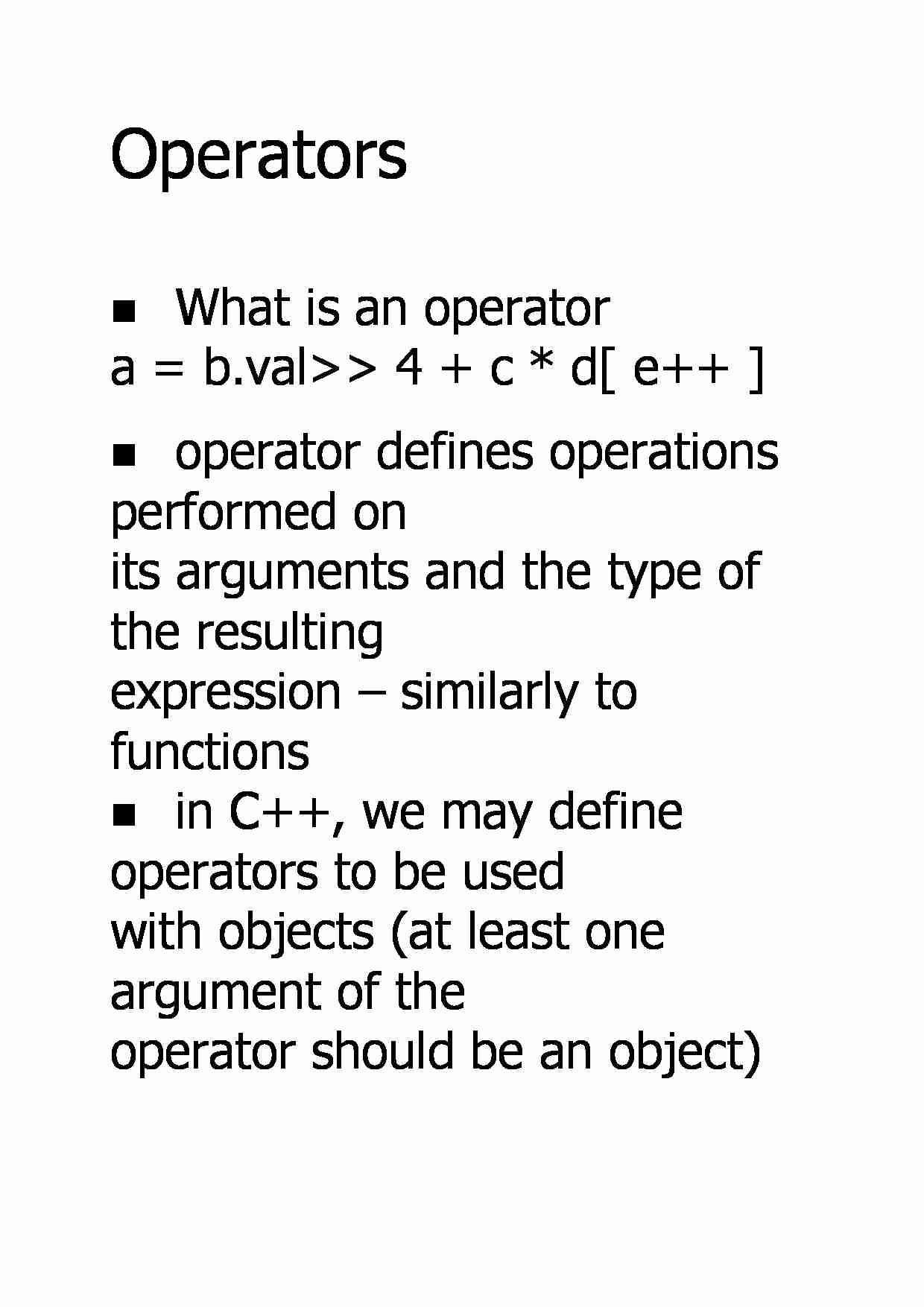 Operators - strona 1