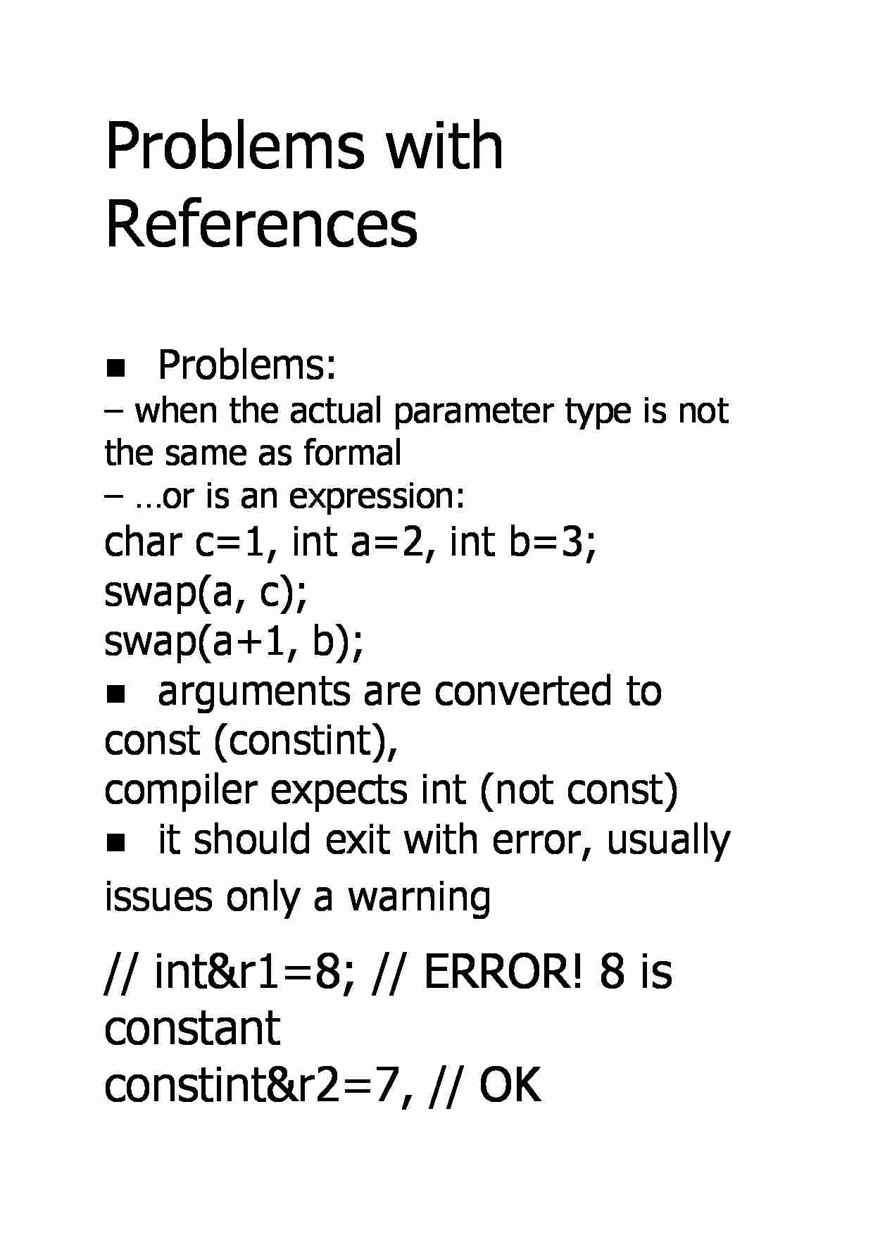 Problems with References - strona 1