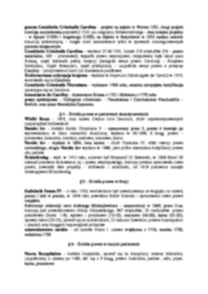 Źródła prawa wczesnonowożytnego - strona 2