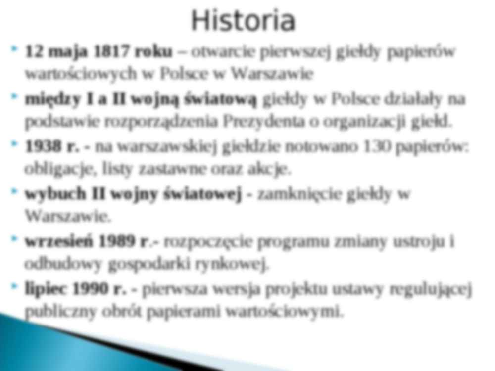 Giełda Papierów Wartościowych w Warszawie - siedziba GPW, władze GPW - strona 2