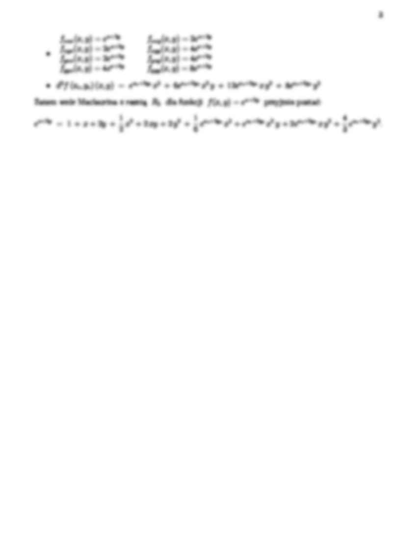 Różniczka n-tego rzędu funkcji dwóch zmiennych - strona 3
