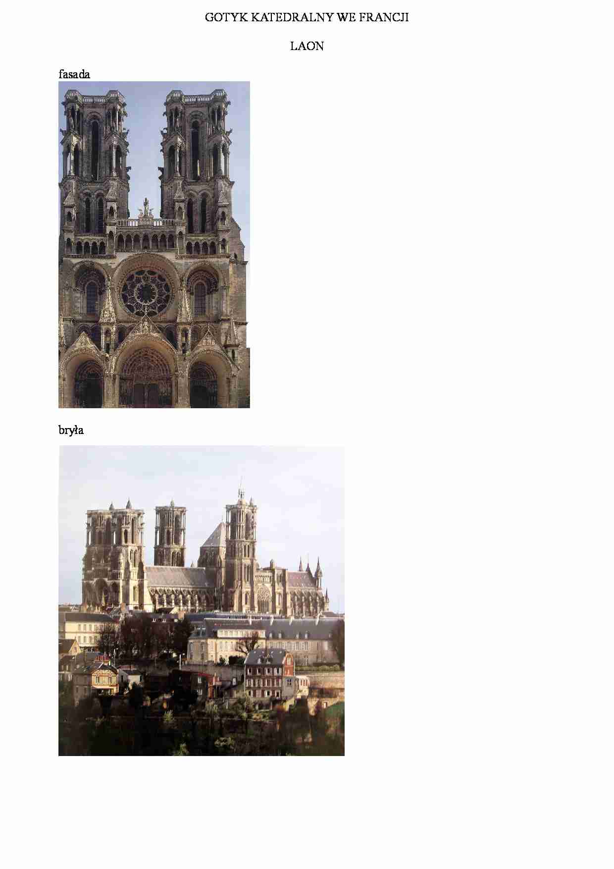 Gotyk katedralny we Francji-Laon - strona 1
