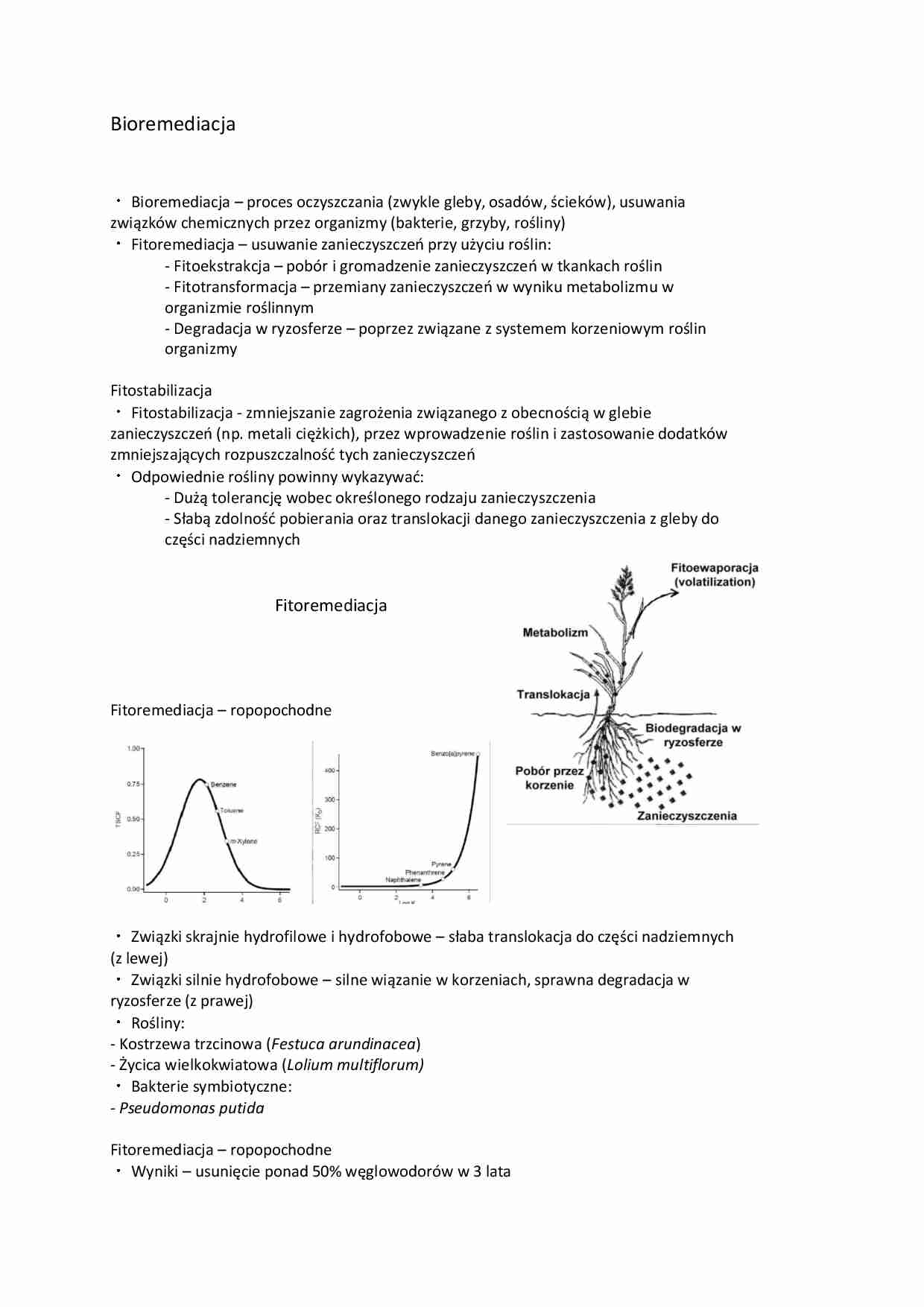Bioremediacja - wykład - strona 1