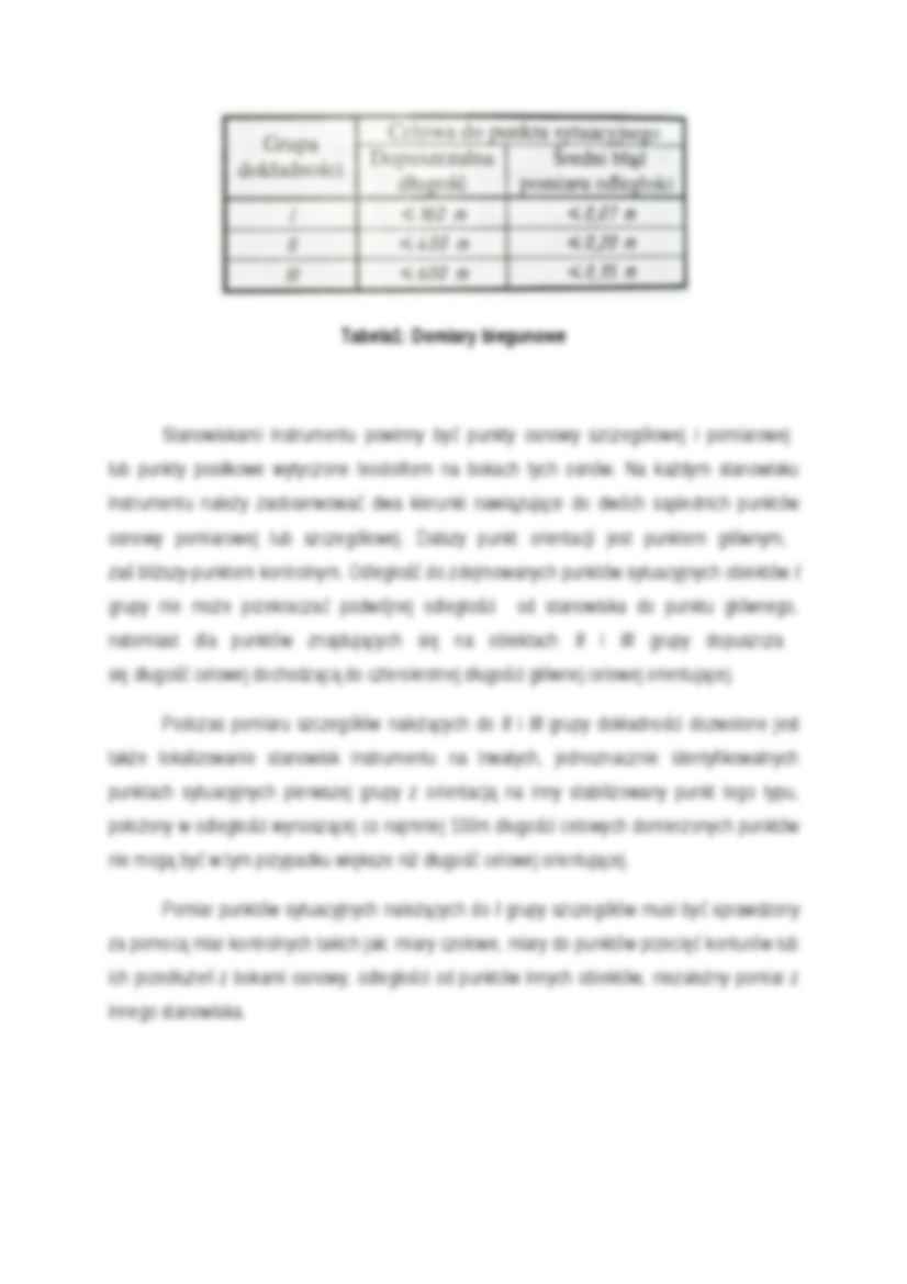 Pomiar sytuacyjny metodą biegunoewą-opracowanie - strona 2