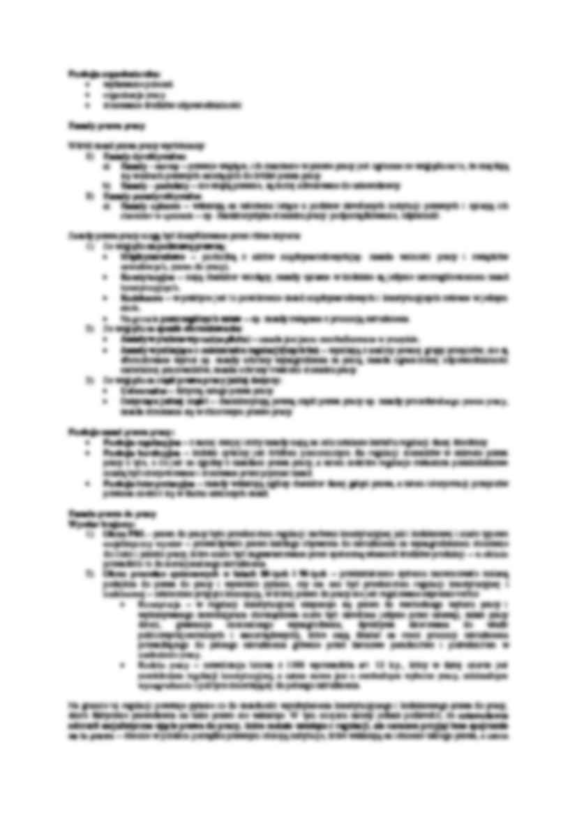 Zasady i funkcje prawa pracy-opracowanie - strona 2