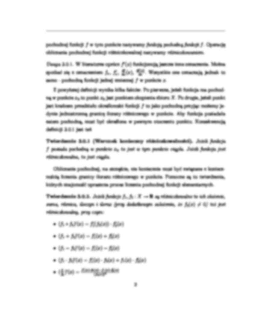 Pochodna funkcji-wykład - strona 2