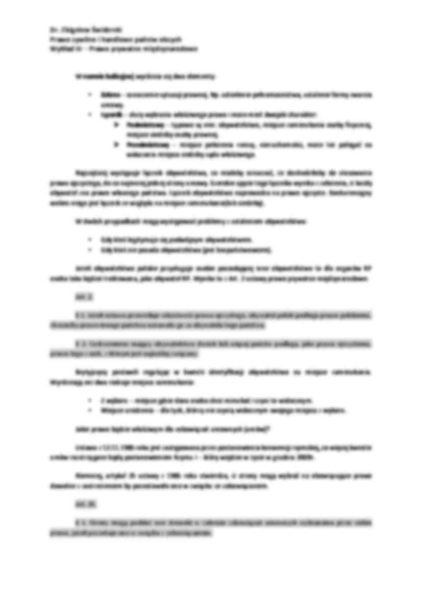 Prawo cywilne i handlowe państw obcych - Prawo prywatne mi_dzynarodowe - strona 2