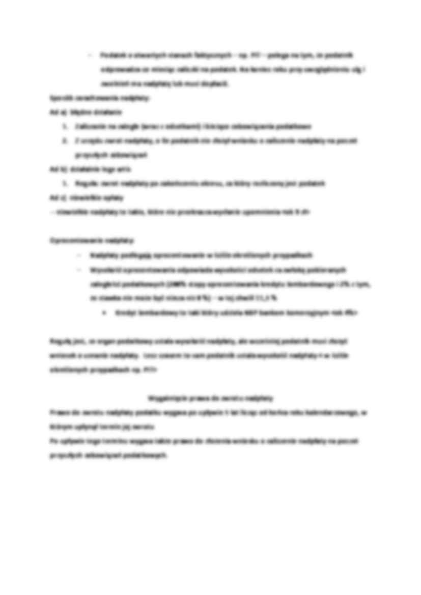 Wykład - nadpłata i wygaśnięcie prawa zwrotu nadpłaty - strona 2