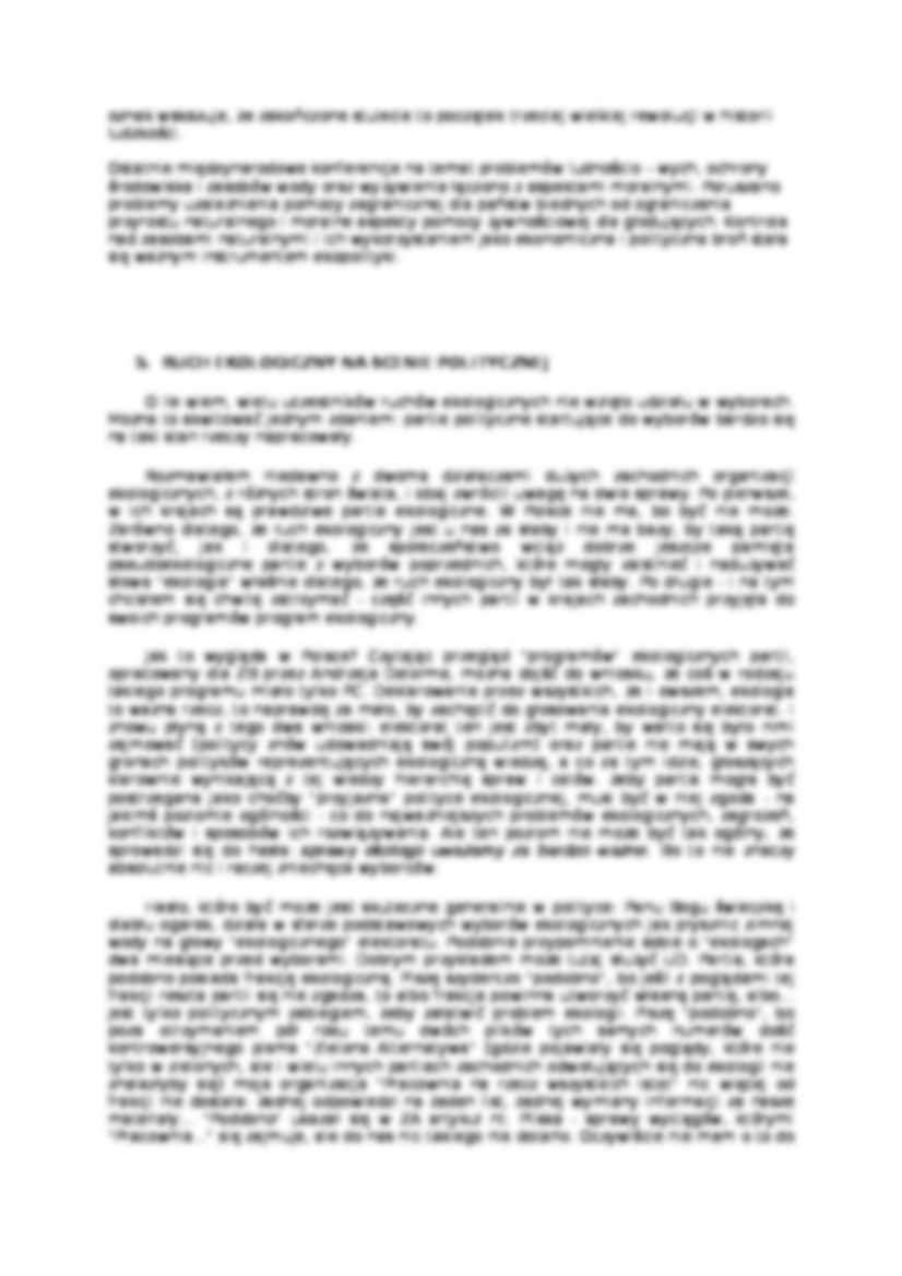 Współczesne ruchy społeczne - ekolodzy i pacyfiści - omówienie  - strona 3