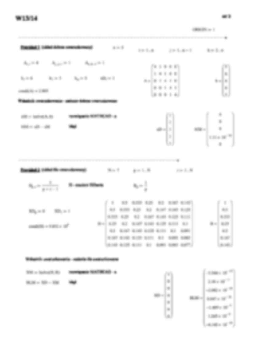 Uwarunkowanie zadania numerycznego i stabilność algorytmów - opracowanie - strona 3