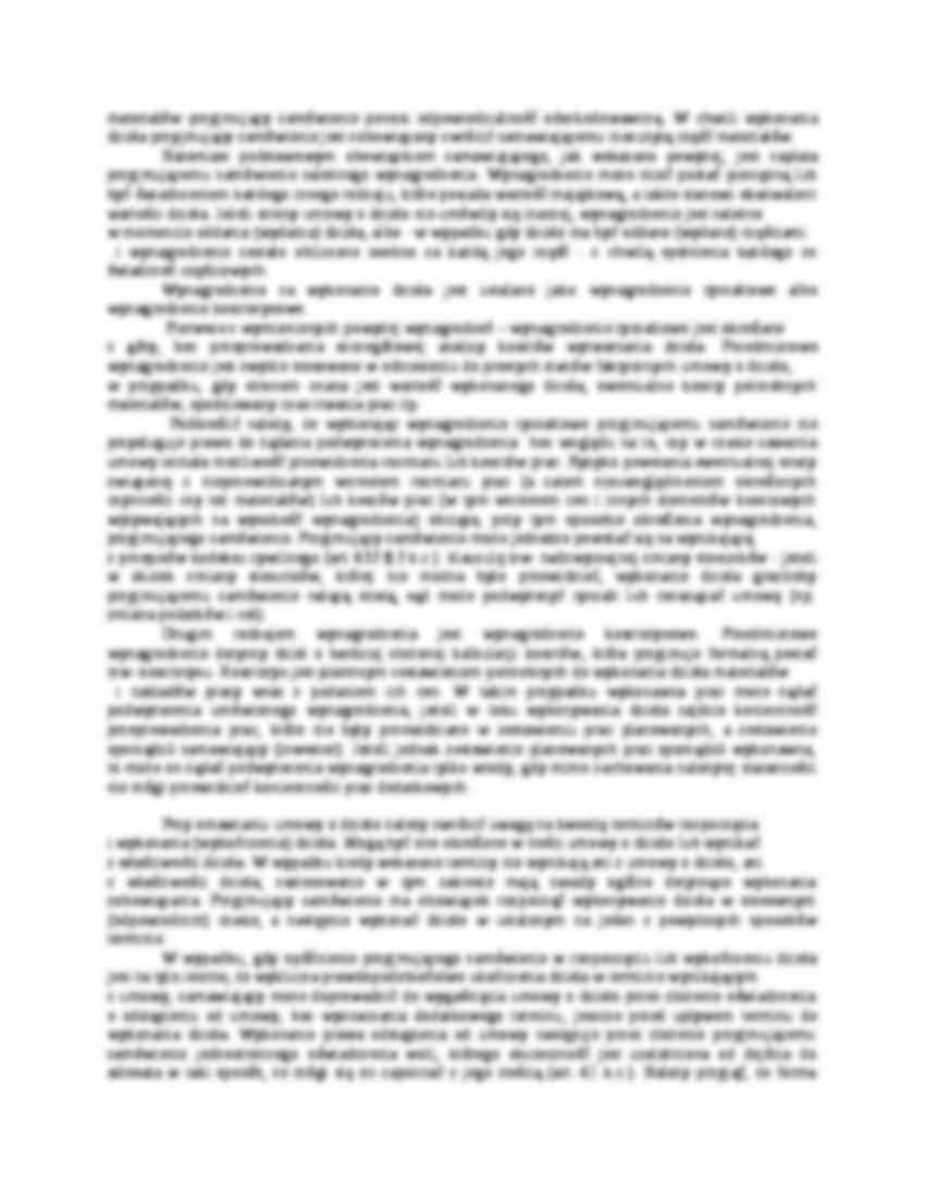 Umowa o dzieło i roboty budowlane - wykład - strona 2