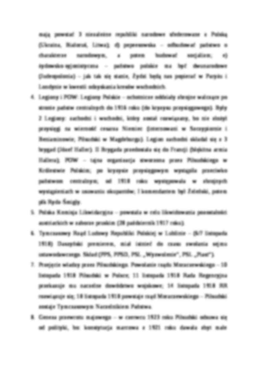 Wewnętrzne uwarunkowania odbudowy państwa polskiego - strona 2