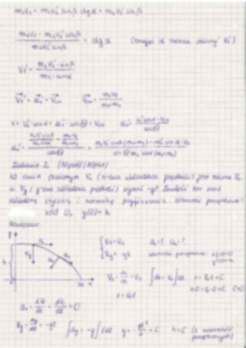 Opracowane zadania na kolokwium z fizyki - strona 2