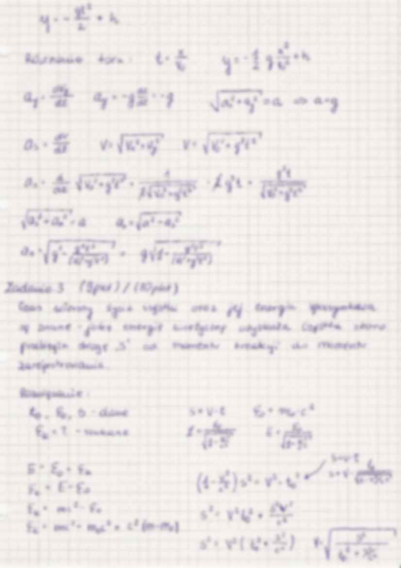 Opracowane zadania na kolokwium z fizyki - strona 3