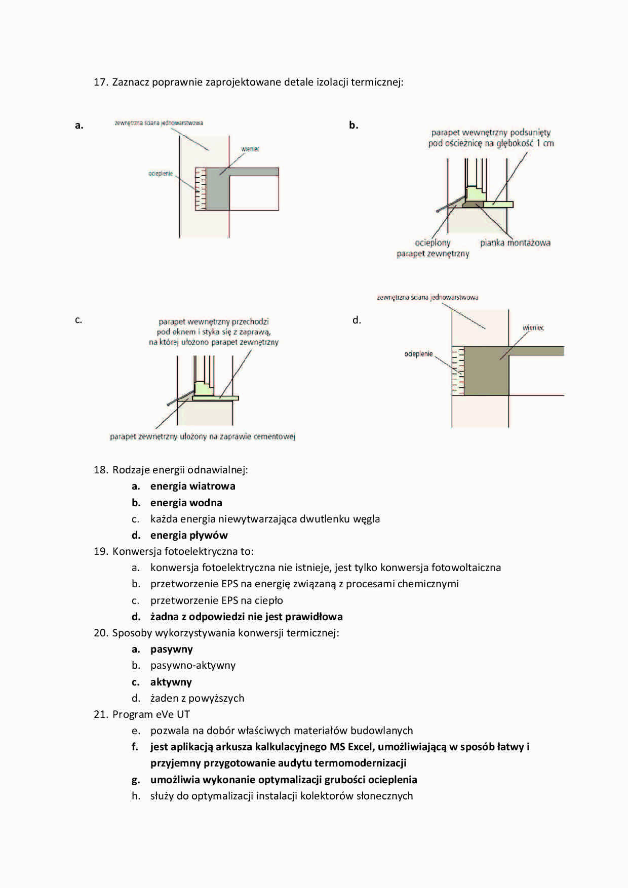 Fizyka budowli - Pytania egzaminacyjne Part 4 - strona 1