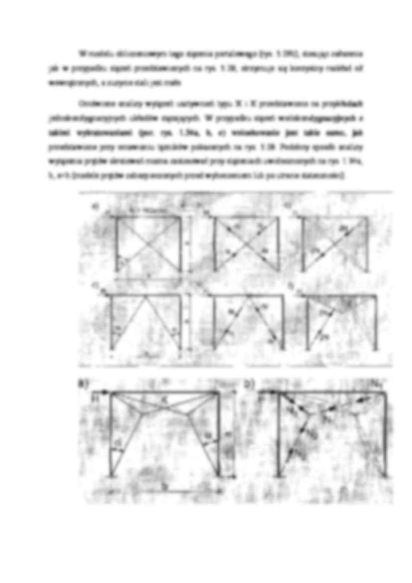Projektowanie stężeń pionowych w linii słupów - wykład - strona 2