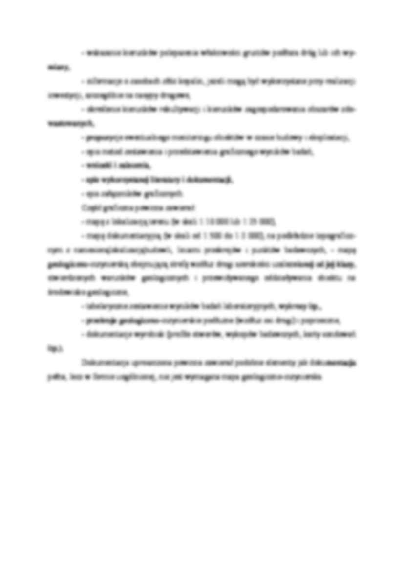 Dokumentacja geologiczno-inżynierska - wykład - część tekstowa i graficzna - strona 2