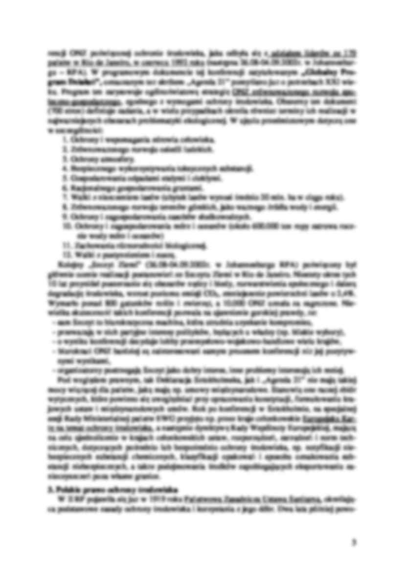 Systemy zarządzania środowiskowego - akty prawne w ochronie środowiska - strona 3