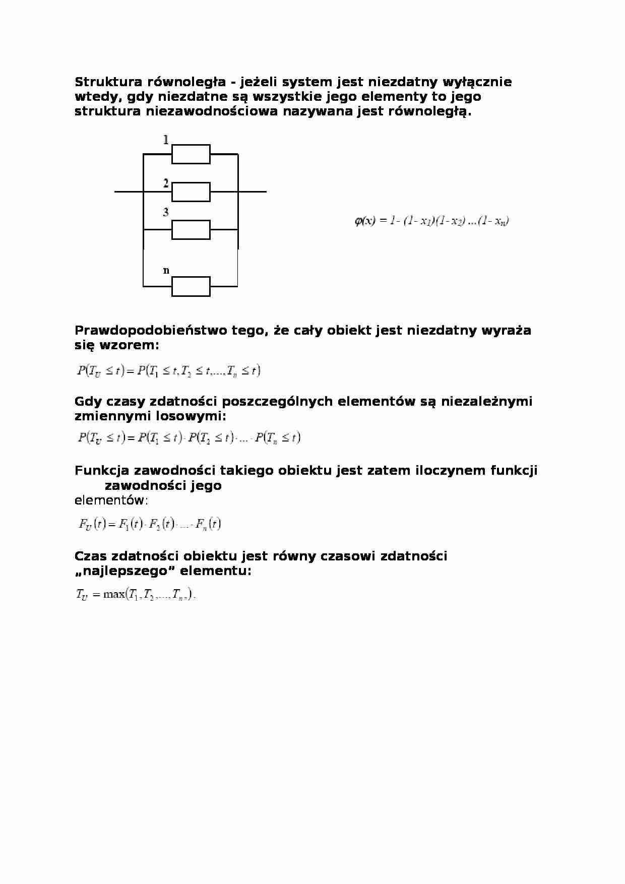Struktura równoległa - wykład - strona 1