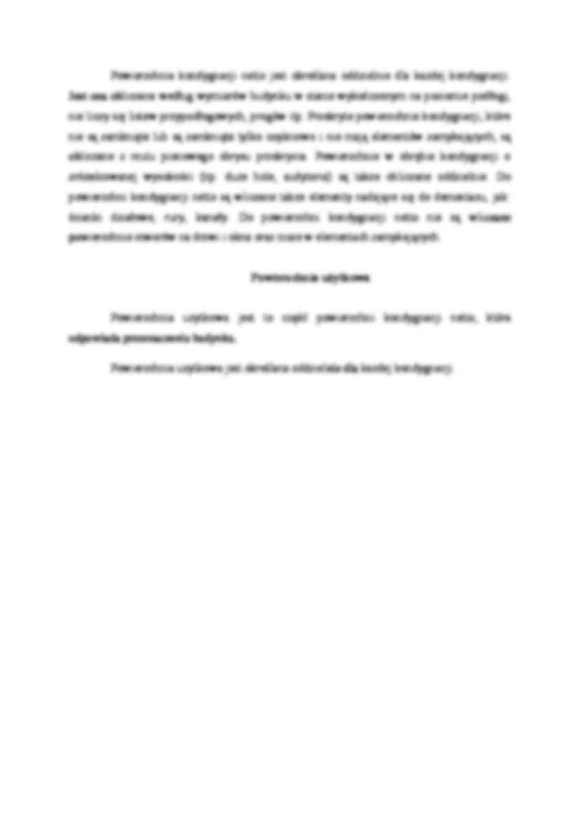 Obliczanie wskaźników powierzchniowych i kubaturowych - strona 3