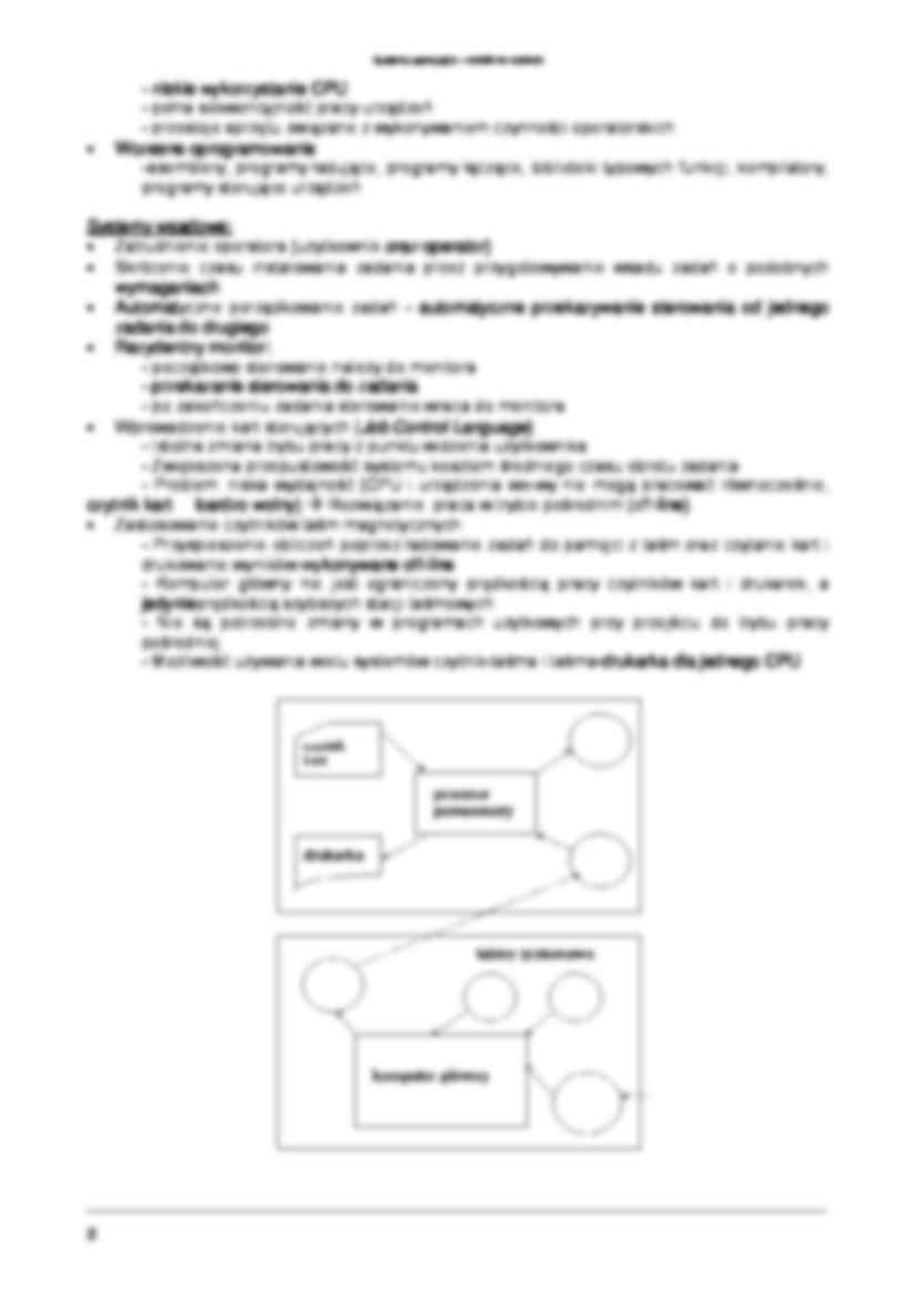 Opracowanie - system operacyjny i jego składowe - strona 2