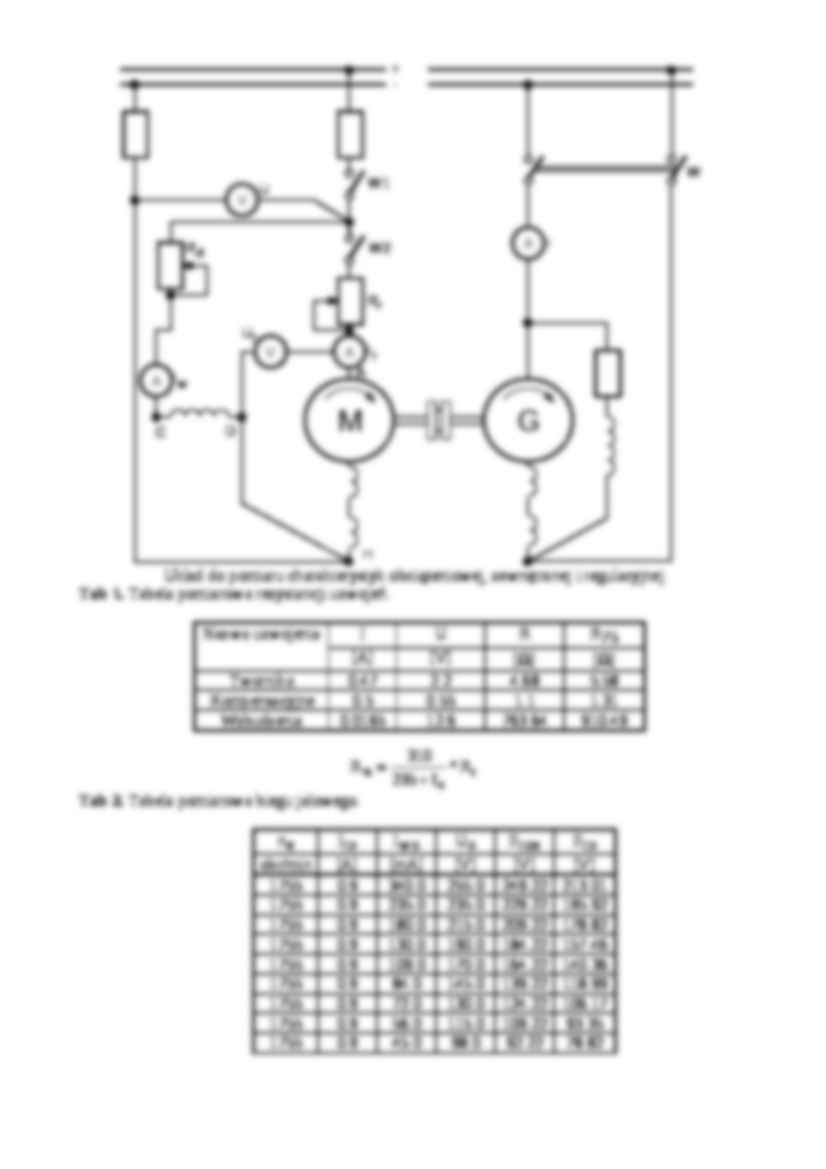 Silnika bocznikowego prądu stałego-opracowanie - strona 2