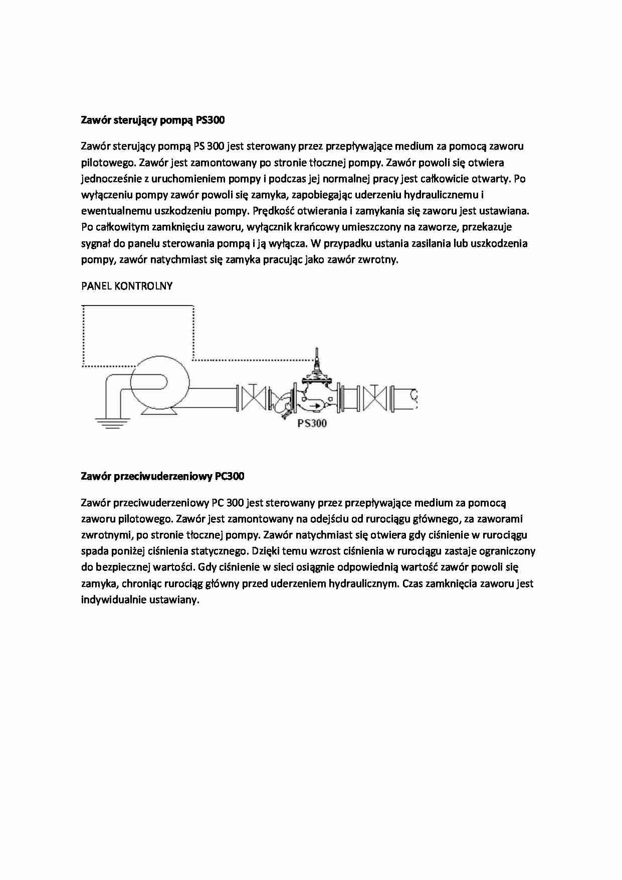 Zabezpieczenia przeciw uderzeniom hydraulicznym-opracowanie - strona 1