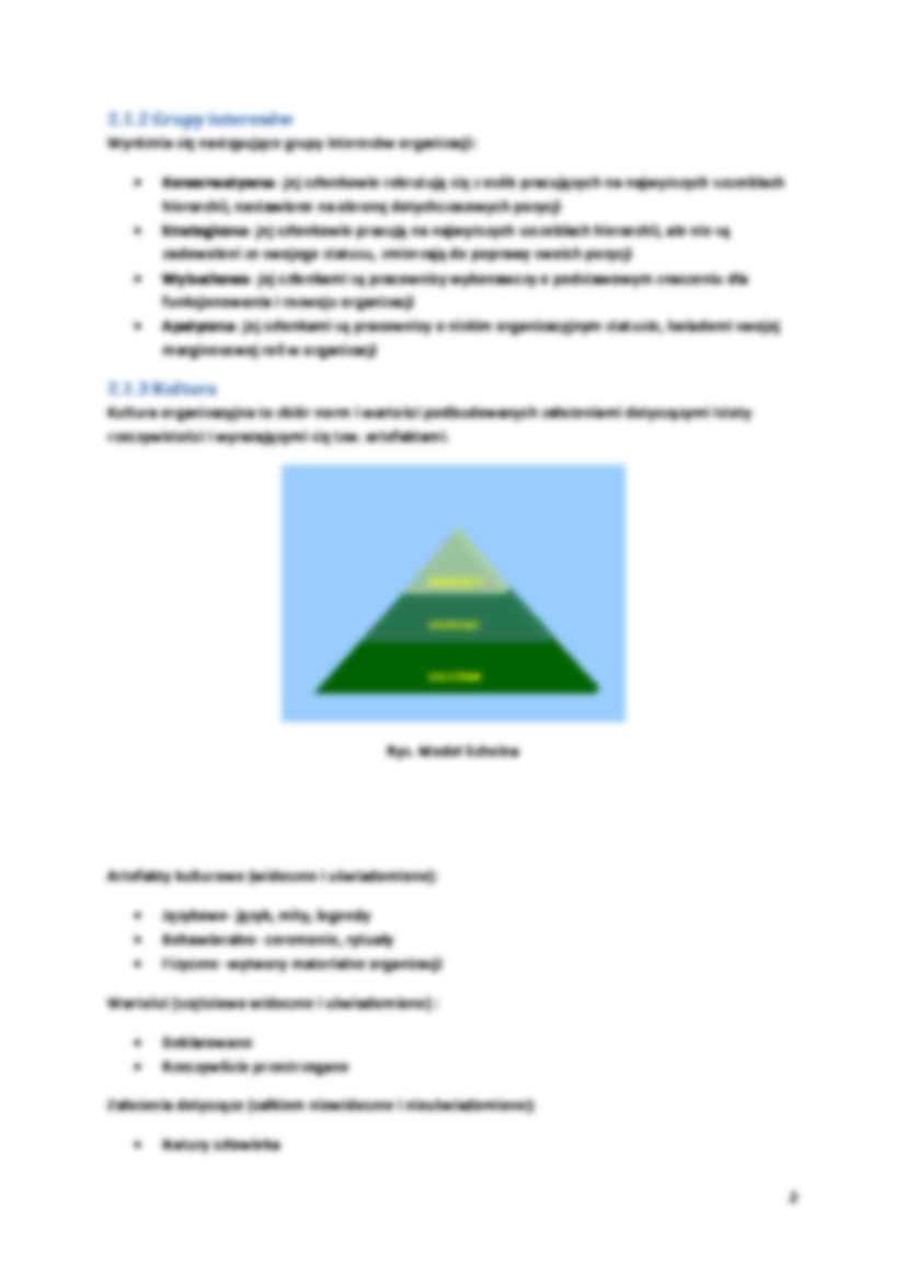 Podstawy zarządzania - organizacja - omówienie - strona 2