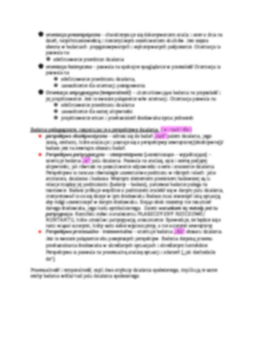 Badania w pedagogice społecznej- procesualność i temporalność - strona 2