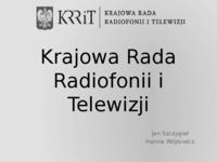 Krajowa Rada Radiofonii i Telewizji - prezentacja1