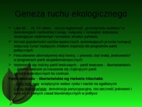 Partie ekologiczne w Europie-prezentacja