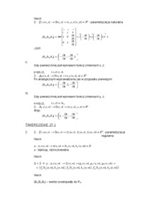 Parametryzacja regularna- wykład 27