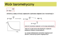 Wzór barometryczny- wykład 6