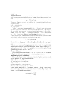 geometria analityczna -  Wykład 17