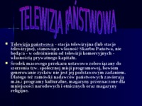 Telewizja Publiczna - prezentacja