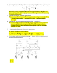 Pytania testowe z „analogowych układów elektronicznych  cz.II”