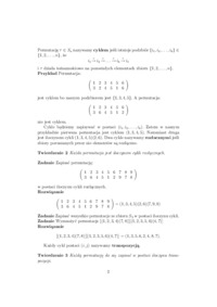 Permutacje 1 - algebra