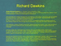 Samolubny Gen - teoria Dawkinsa
