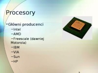 Elektronika cyfrowa i mikroprocesory - prezentacja - procesory, architektura procesorów, ilość bitów
