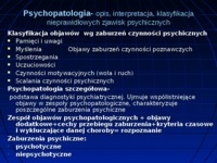Psychopatologia ogólna