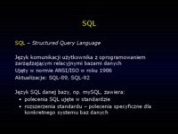 Bazy danych - notatki z SQL