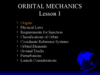 Orbital Mechanics PPT Slides