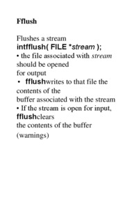 fflush-examples