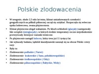 Zlodowacenia w Polsce oraz formy polodowcowe
