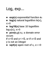 log-and-exp