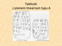 Pismo Egejskie - tabliczki
