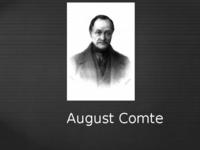 August Comte i Emil Durkheim - prezentacja