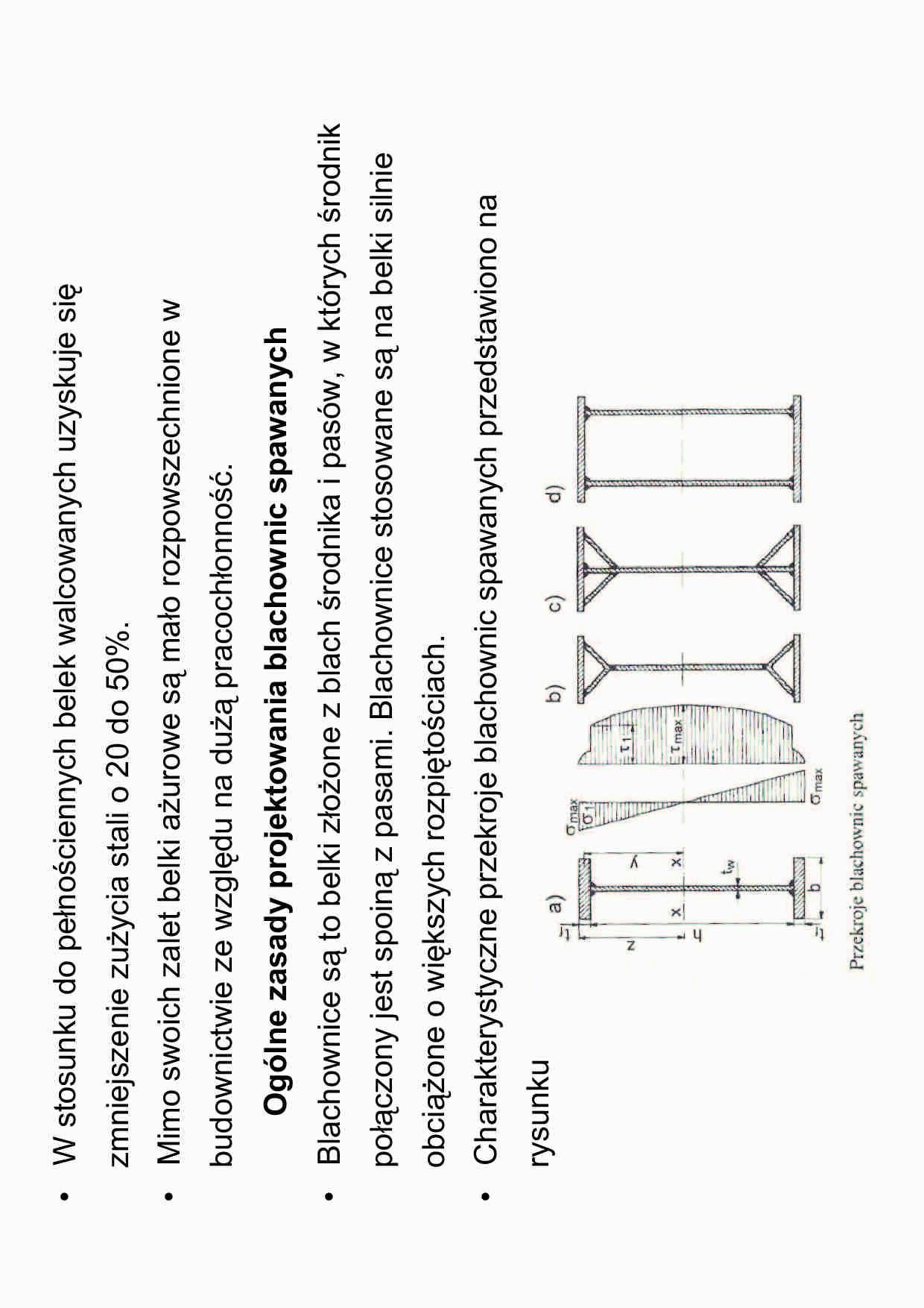 Ogólne zasady projektowania blachownic spawanych - strona 1